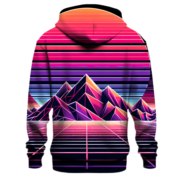Synthwave Neon Sunset Hoodie