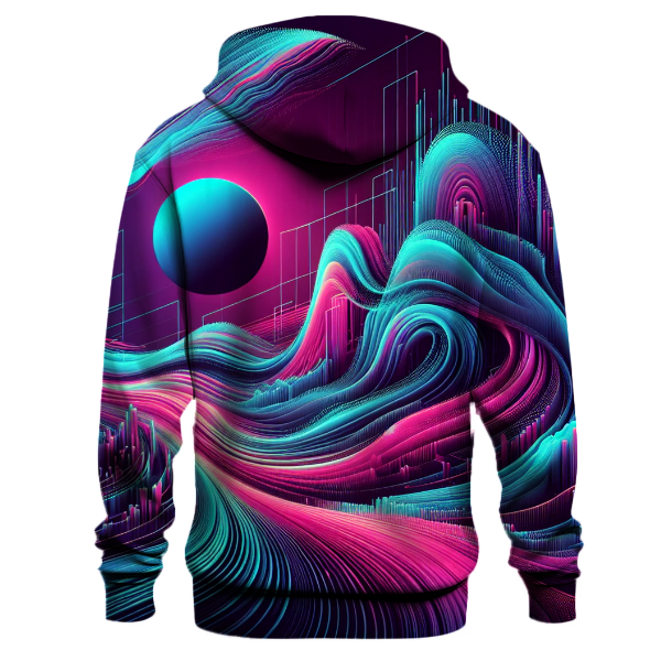 Digital Synth Scape Hoodie