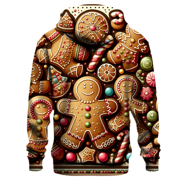 Joyful Holiday Gingerbread Men Hoodie