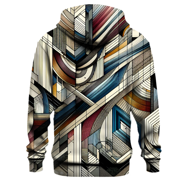 Modern Geometric Artistry Hoodie