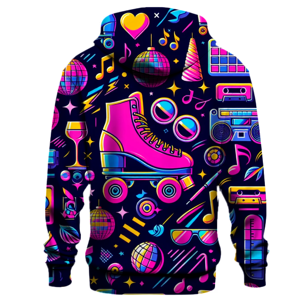 Colorful Roller Skates Hoodie