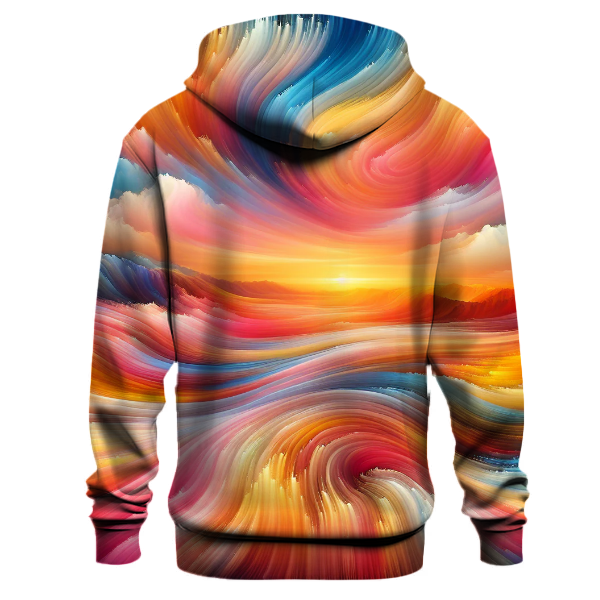 Sunrise Spectrum Tie-Dye Hoodie