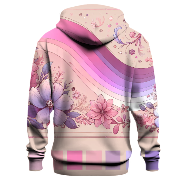Charming Spring Blossom Gradient Hoodie