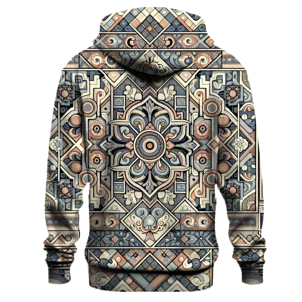 Retro Paisley Fusion Hoodie