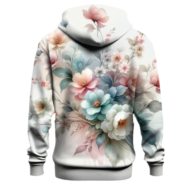 Chic Floral Watercolor Hoodie