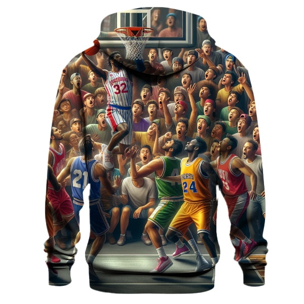 Basketball Slam Dunk Thrill Hoodie