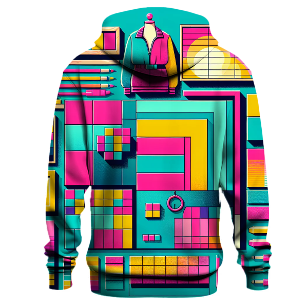 Rad Retro Color Blocks Hoodie