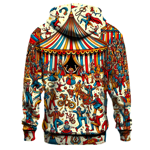 Colorful Circus Fun Hoodie