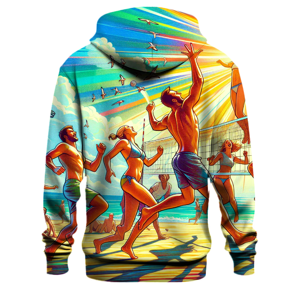 Volleyball Beach Bliss Hoodie