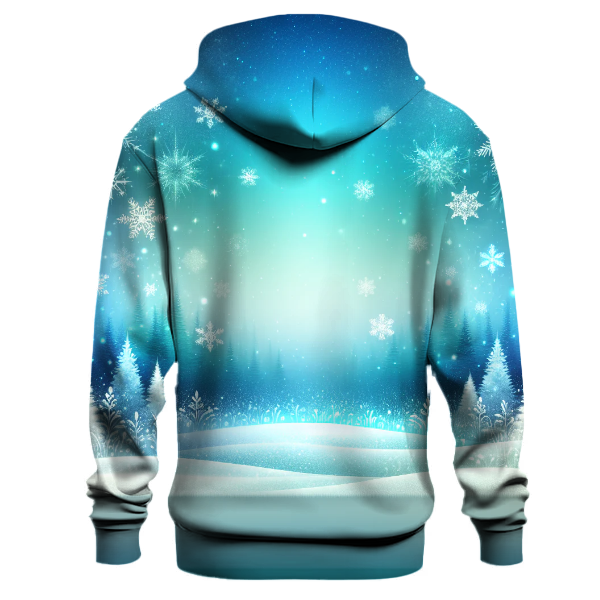 Winter Frost Gradient Design Hoodie