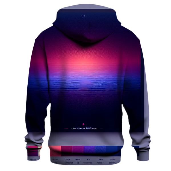Vibrant Twilight Gradient Hoodie