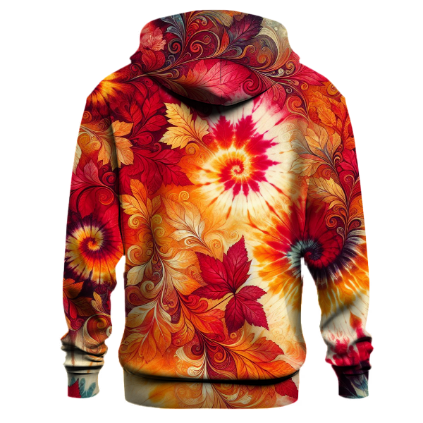 Autumn Whispers Tie-Dye Hoodie