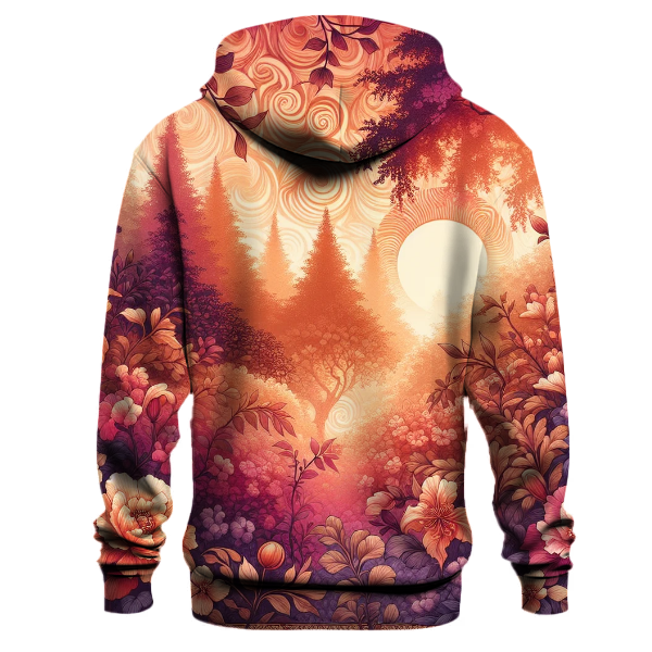 Garden Sunset Tie-Dye Hoodie