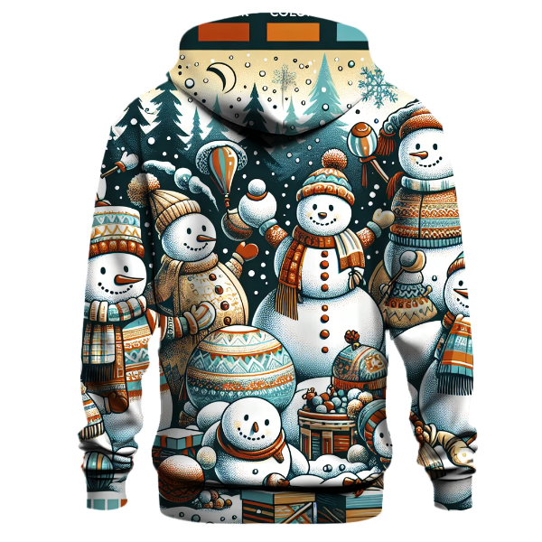 Jolly Snowman Friends Hoodie