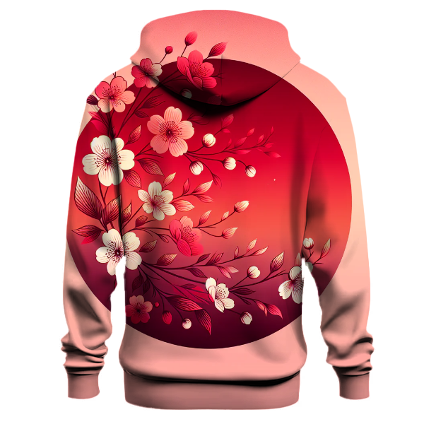 Cherry Blossom Sunset Gradient Hoodie