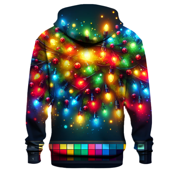 Bright Holiday Lights Celebration Hoodie