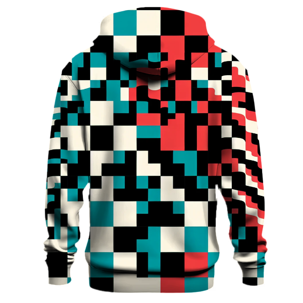 Retro Checkerboard Bliss Hoodie
