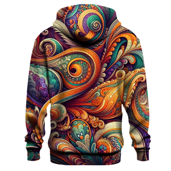 Groovy Paisley Pulse Hoodie