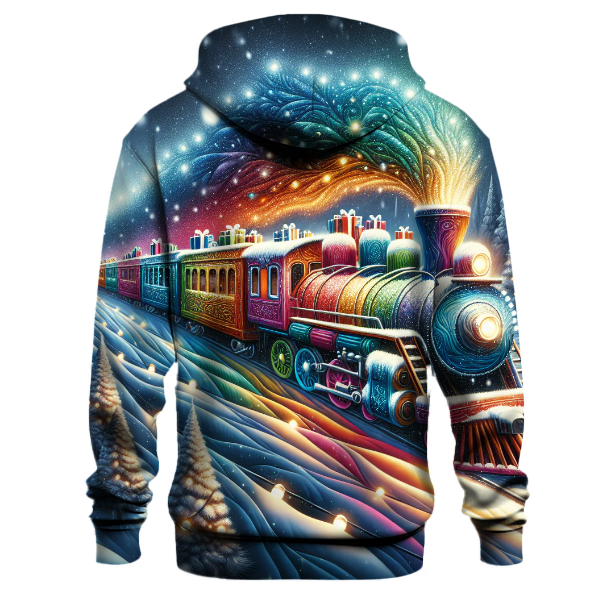 Festive Holiday Train Adventure Hoodie