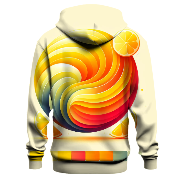 Summer Citrus Gradient Hoodie