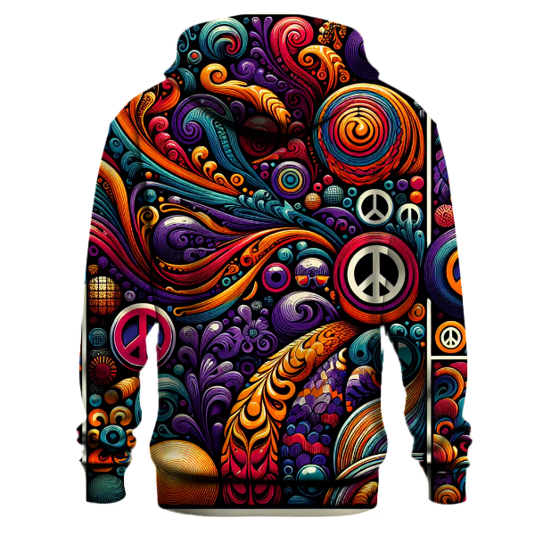 Peaceful Retro Vibes Hoodie