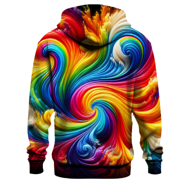 Joyful Rainbow Splash Hoodie