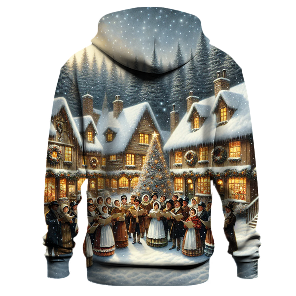 Christmas Caroling Village Hoodie