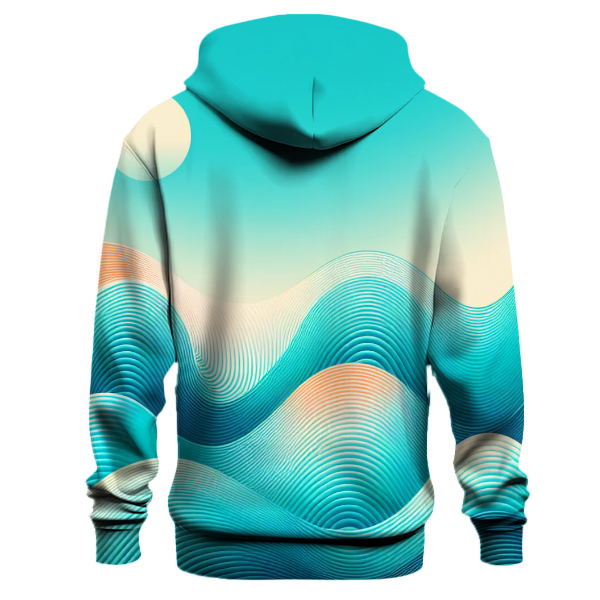Coastal Wave Vibes Hoodie
