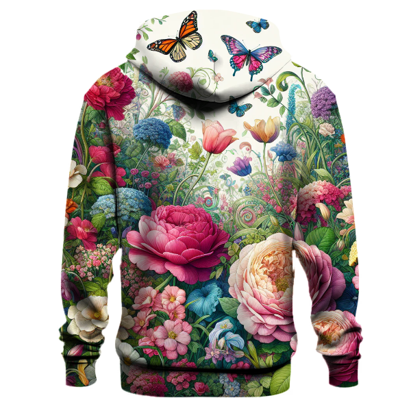 Floral Butterflies Garden Hoodie