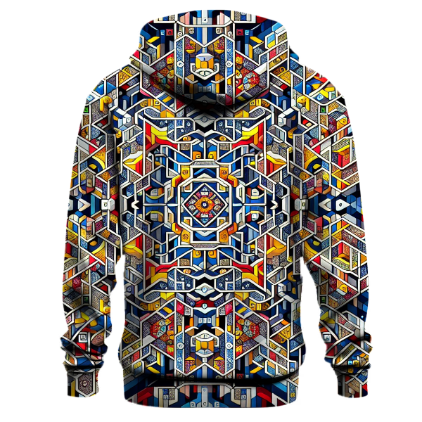 Nostalgic Kaleidoscope Flow Hoodie