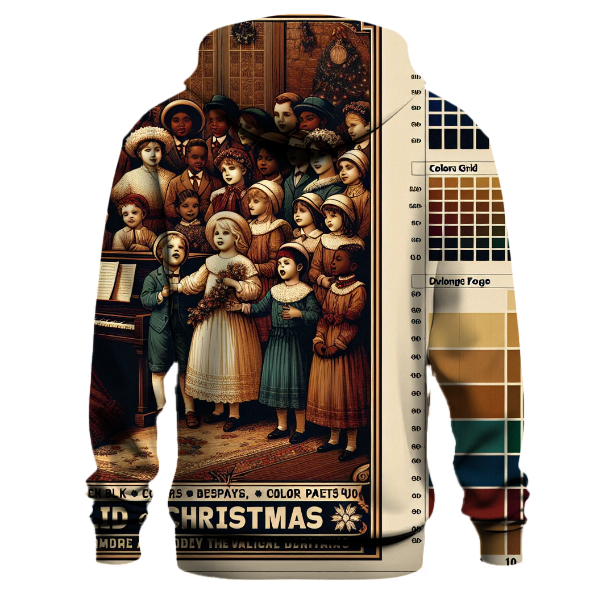 Christmas Carol Vintage Poster Hoodie
