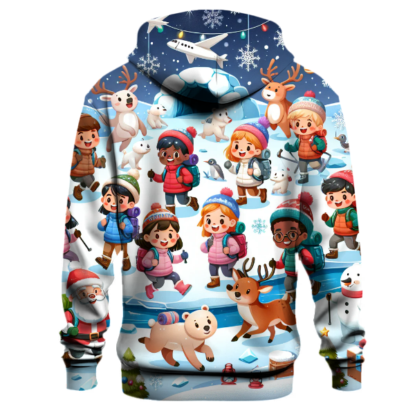 North Pole Expedition Design Hoodie