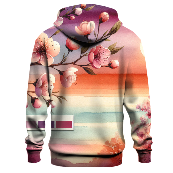 Dreamy Sunset Blossoms Hoodie