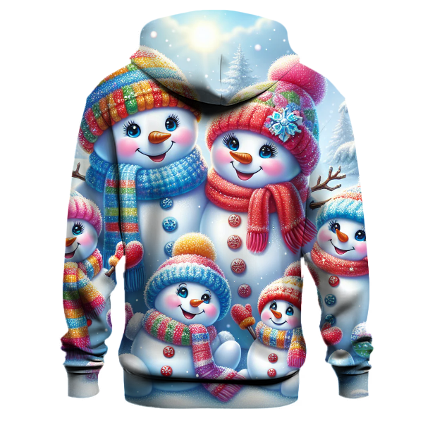 Snowman Family Gathering Hoodie