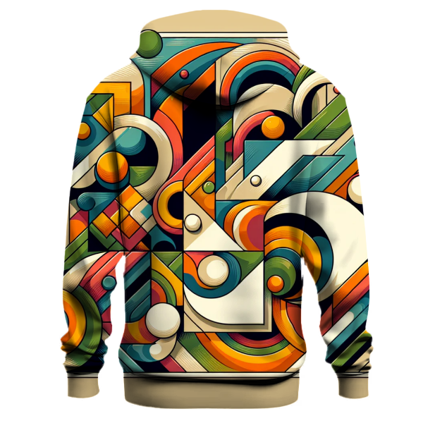 Retro Pattern Explosion Hoodie