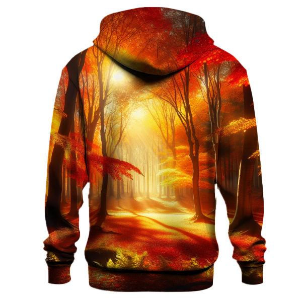 Whimsical Autumn Leaves Hoodie