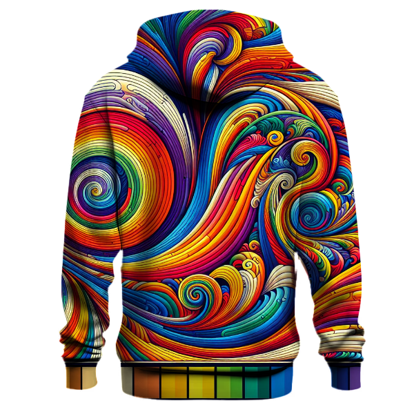 Rainbow Patterns Hoodie