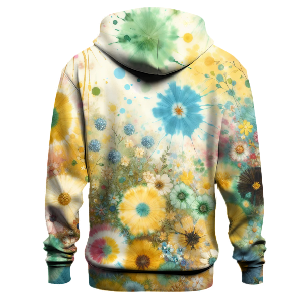 Sunny Meadows Tie-dye Design Hoodie
