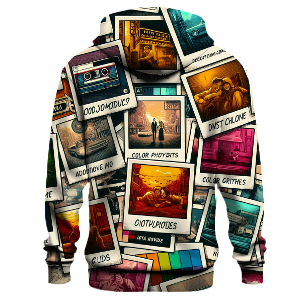 Retro Polaroid Memory Hoodie