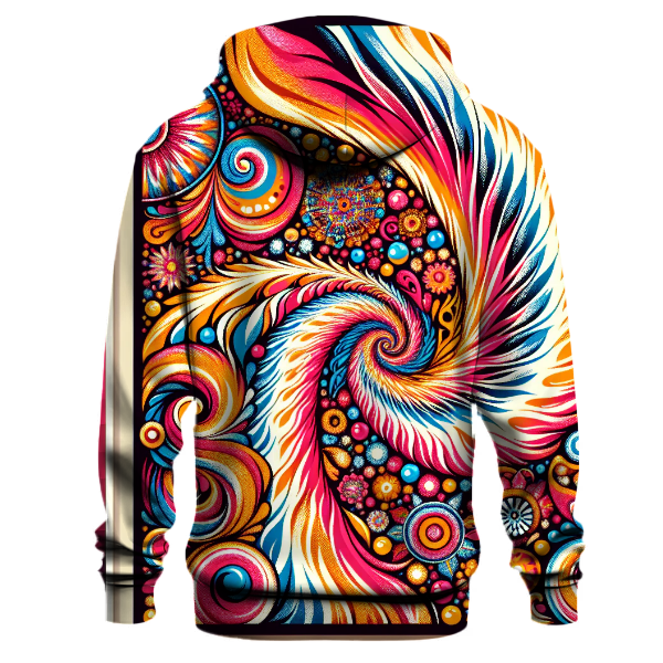 Funky Tie-Dye Twirls Hoodie