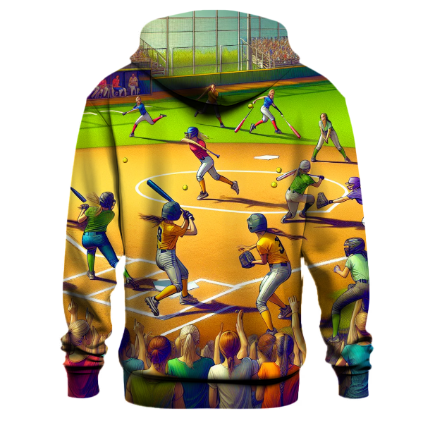 Softball Diamond Star Hoodie
