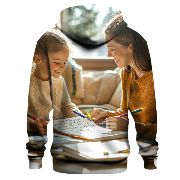 The Power of Words Crafting a Personal Poem Together Hoodie