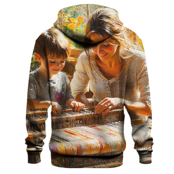 The Thread of Connection Weaving Together Hearts Hoodie