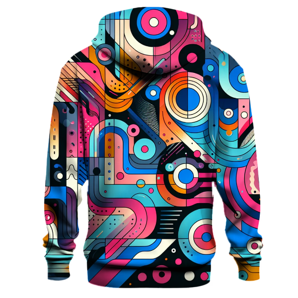 Kinetic Neon Symphony Hoodie