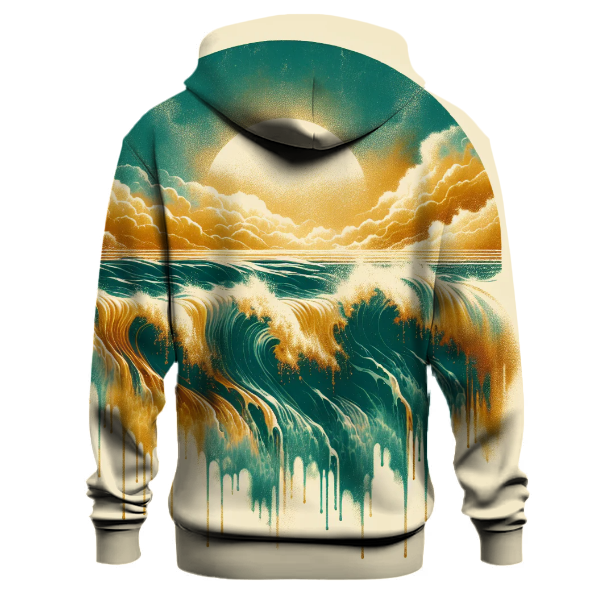 Golden Ocean Tides Hoodie