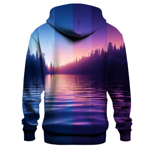 Dusk at the Lake Gradient Hoodie