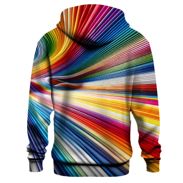 Rainbow Retro Vibes Hoodie
