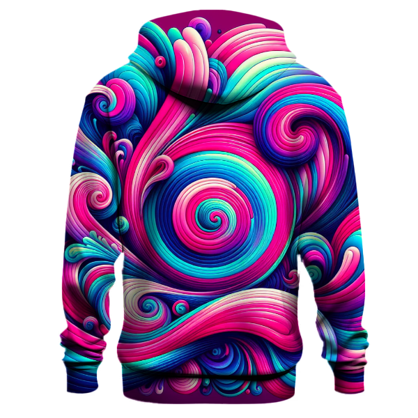 Electric Swirl Serenade Hoodie
