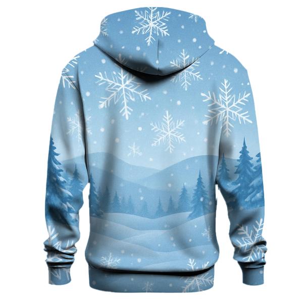 Winter Wonderland with Snowflakes Hoodie