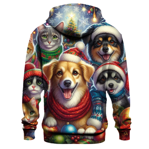 Furry Friends Holiday Cheer Hoodie